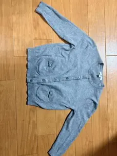 UNIQLO キッズ カーディガン 110 グレー
