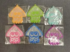 スプラトゥーン　反射板キーホルダーセット 6色