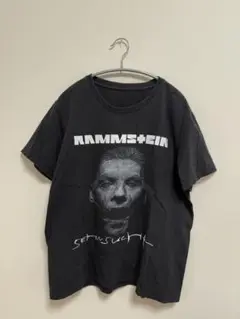 Rammstein グラフィックプリント Tシャツ ブラック