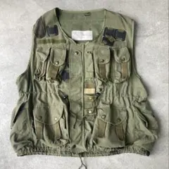 タータン フランネル カーゴベスト グリーンチェック supreme
