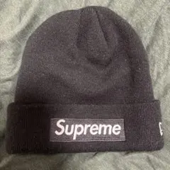 Supreme ニット帽 黒