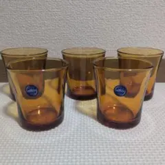 新品　duralex グラス　昭和レトロ　5個