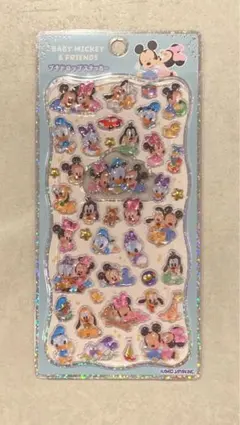【正規品】プチドロップステッカー　ディズニー　ベビーミッキー＆フレンズ