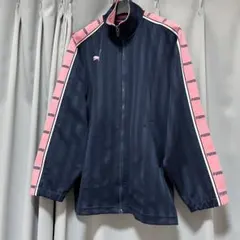 PUMA ジャージ　トラックジャケット　ネイビー ピンク プージャ