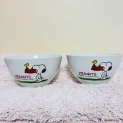 PEANUTS スヌーピー＆ウッドストック ボウル 【2個セット】のサムネイル