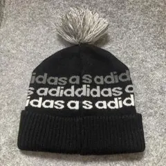old adidas ボンボン ニット帽