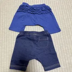 西松屋　60-70サイズ ボトムス 2点セット
