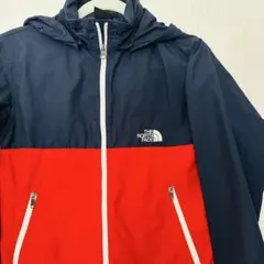 THE NORTH FACE フード付きジャケット ネイビー/レッド