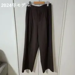 GU　タックワイドパンツ　丈標準　L