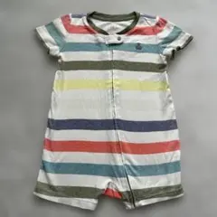 【baby GAP】ボーダー ロンパース 12-18ヶ月のサムネイル