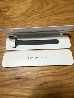 Apple純正Apple Watch 44mm スポーツバンド グレー 片側のみ