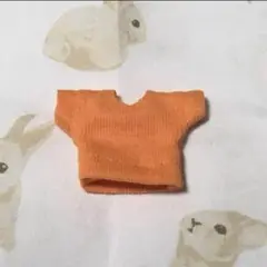 オビツ11 服 ハンドメイド Tシャツ (オレンジ) 即購入OK