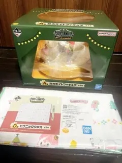 一番くじ　SPY×FAMILY　A賞　焚火ライトフィギュア　D賞　クロス