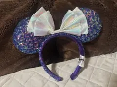 ディズニー パリ 30周年 ミニー カチューシャ スパンコール