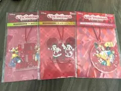 ディズニー　クリスマスオーナメントくじ　アクリルオーナメント　３個セット