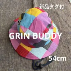 【新品タグ付】GRIN BUDDY カラフル ハット 54cmあごひも付