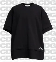 CDG OVERSIZED DOCKING T-SHIRT　BLACK　M