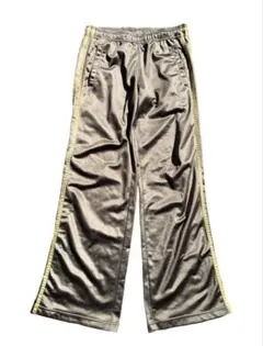 00s adidas トラックパンツ　ブラウン　Mサイズ　パフォーマンスロゴ