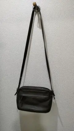 aprile★ブラウンレザーショルダーバッグ★