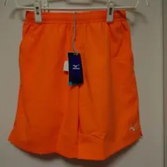 新品・未使用　Mizuno 吸汗速乾ハーフパンツ　size M オレンジ