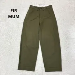 FIRMUM フィルマム　コットン　チノクロスワイドテーパードパンツ　XS