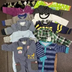 70〜80サイズ　ベビーロンパース　12点セット