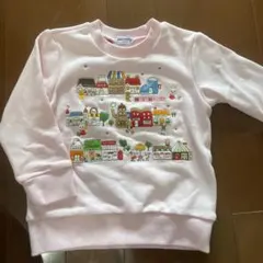 ♪新品♪ MIKI HOUSE トレーナー ピンク うさこちゃん刺繍のサムネイル
