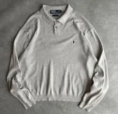 Polo by Ralph Lauren グレー ポロセーター XXL