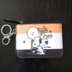 Snoopy カードケース キーリング付き