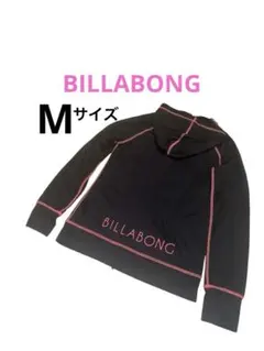 【お値下げ可能】BILLABONG フルジップラッシュガード ブラック/ピンク
