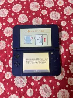 【ジャンク】ニンテンドー3DS LL ブルー 本体のみ 外装劣化・ボタン欠損あり