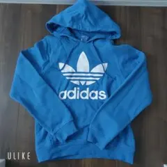 【adidas】オリジナル　Ssize　ブルー　パーカー