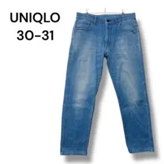 ユニクロ　デニム　スリム　ストレッチ　ライトブルー　Ｆ　W30(76)