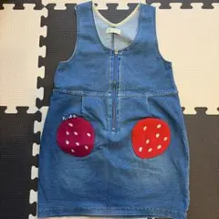 ベイビーチアー いちごポケットジャンスカ　110