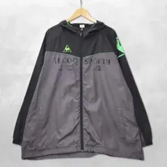 ルコックスポルティフ 大きいサイズ 裏地メッシュ 防風 ピステ パーカー 4L