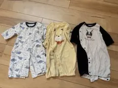 50〜60 新生児期　2wayロンパース　3枚セット