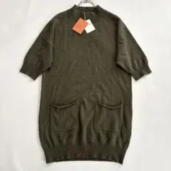 新品タグ付き カシミヤ100% ユナイテッドアローズ チュニック フリー カーキ
