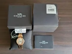 新品【COACH】ペリー 腕時計 ローズゴールド グリッター文字盤 ギフトOK