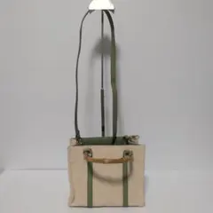 『SHIPS』シップス バンブー 2way ショルダーバッグ
