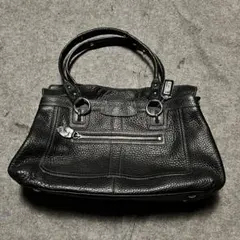 美品　コーチ　バッグ　COACH　ペネロピ　レザー トートバッグ　ブラックのサムネイル