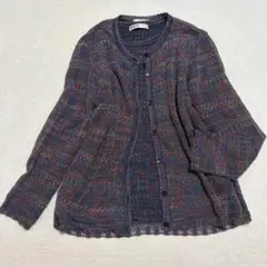 ロジカ◇アンサンブルニット セットアップ クロッシェ レトロ ナチュラル Lのサムネイル