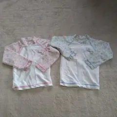 花柄ラッシュガード　2枚セット 双子