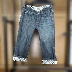 BURBERRY BLUE LABEL ダークデニム パンツ