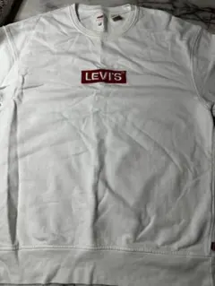 Levi's クルーネック スウェット ホワイト Mサイズのサムネイル