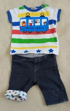 ミキハウスホットビスケッツTシャツ&ズボン