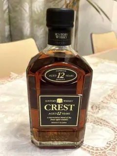 SUNTORY CREST 12 YEARS ウイスキー　新品未使用品　美品のサムネイル