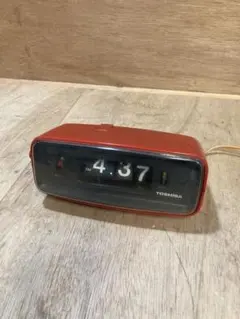 昭和レトロ　東芝目覚時計　TCM-952　パタパタ時計　動作品のサムネイル