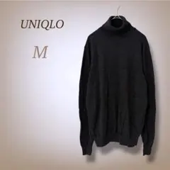 UNIQLO ユニクロ ウール100％ タートルネック ニット セーター M