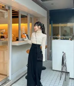 ヒナリハイウエストリボンパンツ