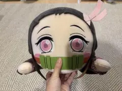 鬼滅の刃　禰豆子 ぬいぐるみ マスク付き
